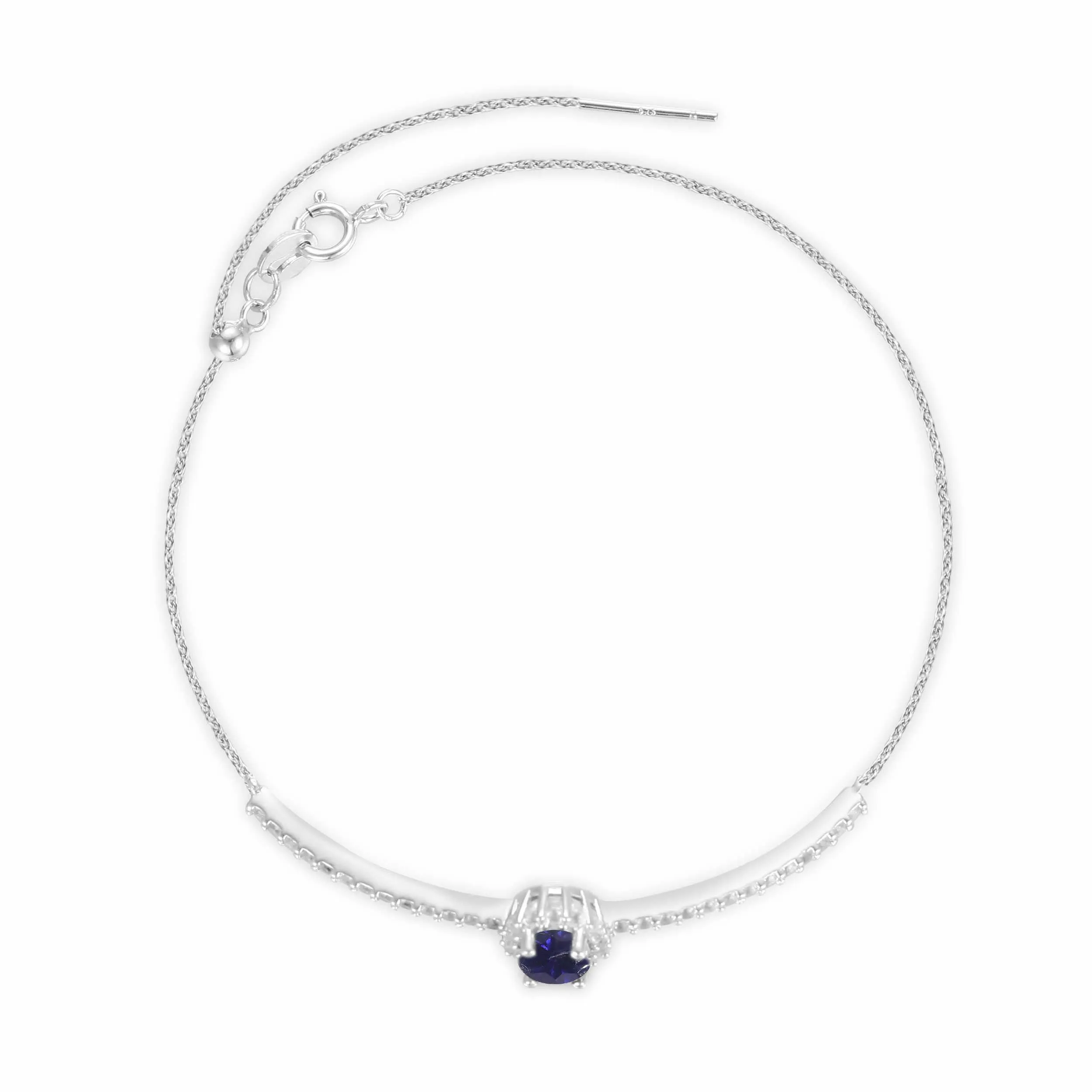 Sapphire Solitaire Bracelet