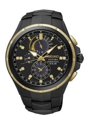 SEIKO COUTURA SOLAR PERPETUAL CHRONOGRAPH DIAMOND SET SSC573P