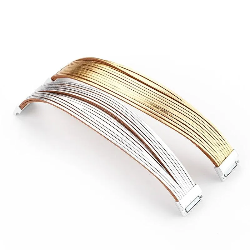 'Simple' Wide Cuff Bracelet - sky