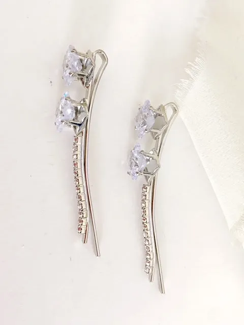 SORIA  // Silver hair pins