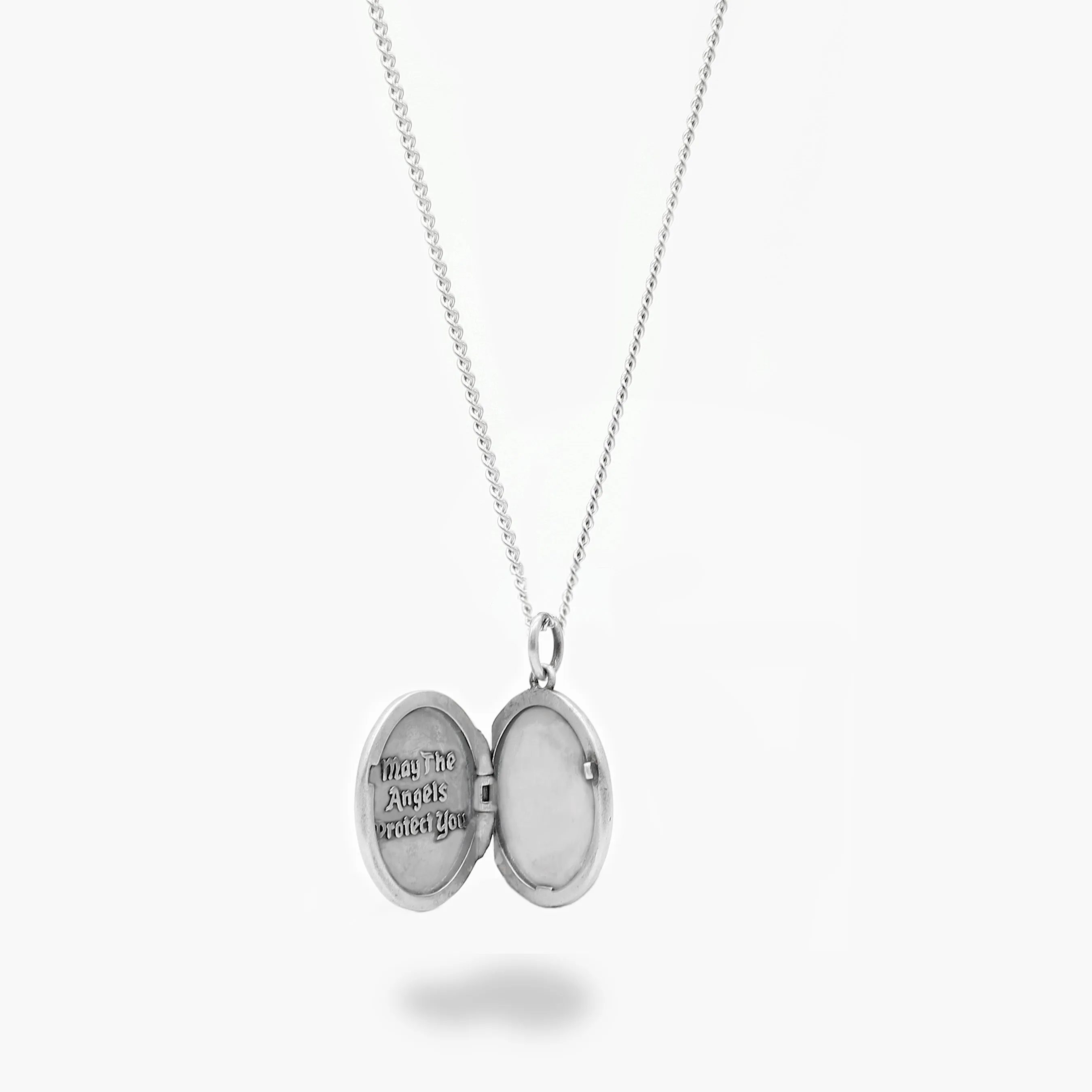 Sterling Silver Photo Locket Necklace