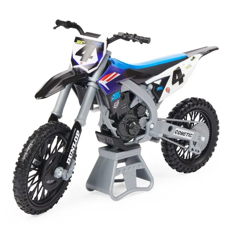 Supercross 1:10 Die Cast Motorcycle #4 Ricky Carmichael