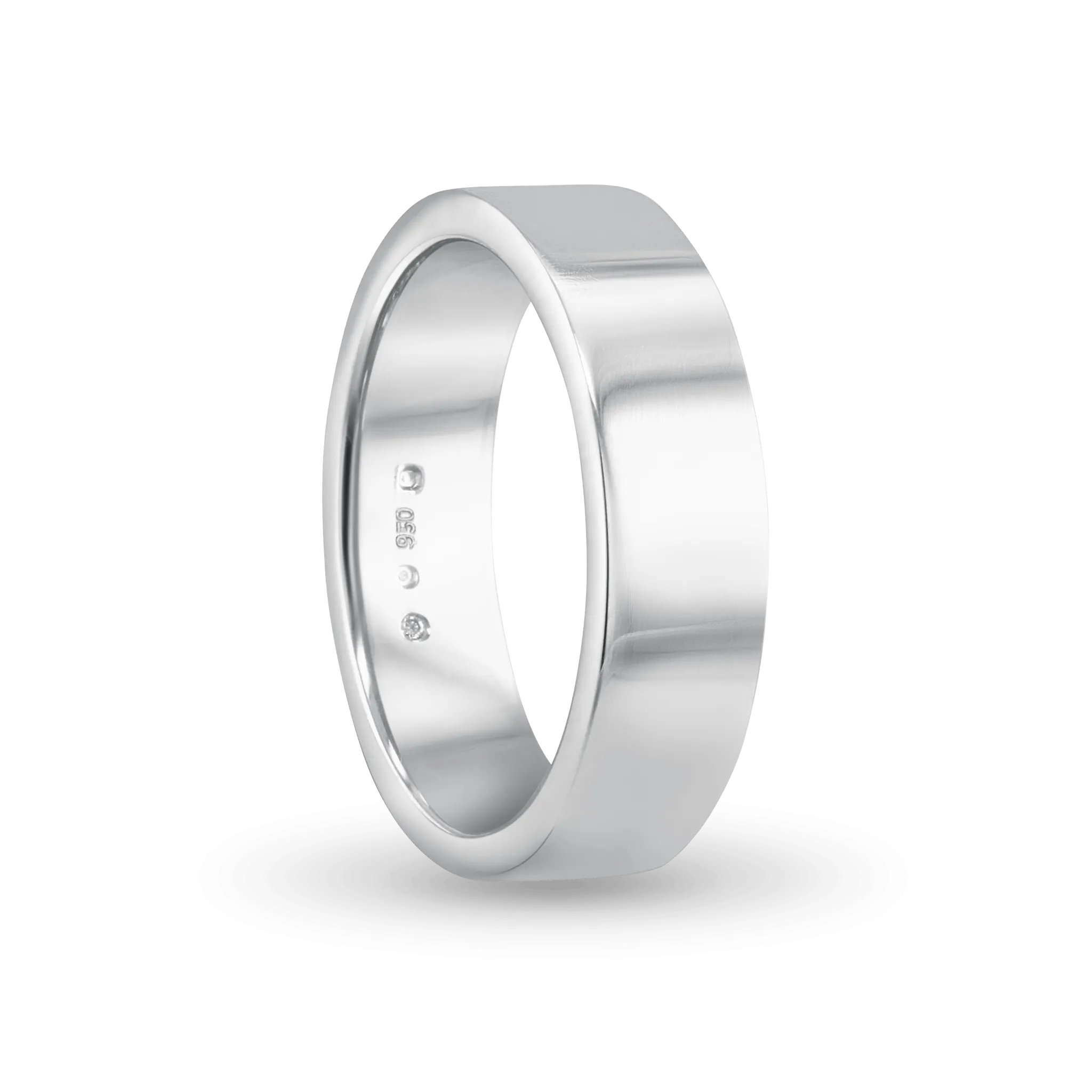 The CB Gentlemans Flat Court Shaped Wedding Ring