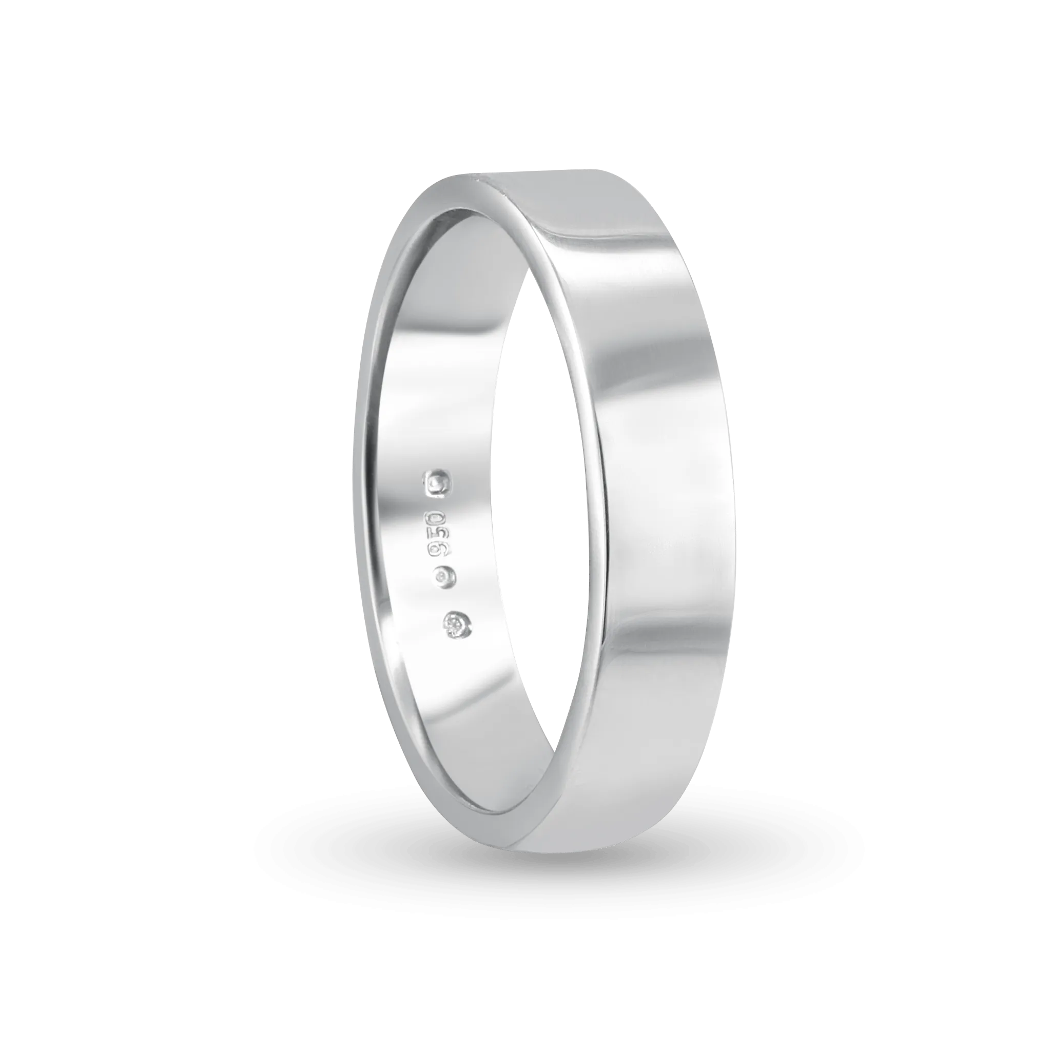 The CB Gentlemans Flat Court Shaped Wedding Ring