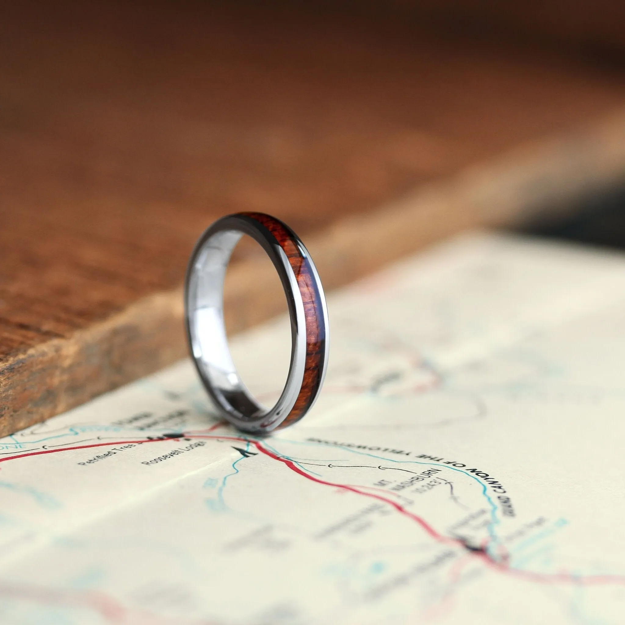 The Classic - The Original Wood Ring (4mm Width)