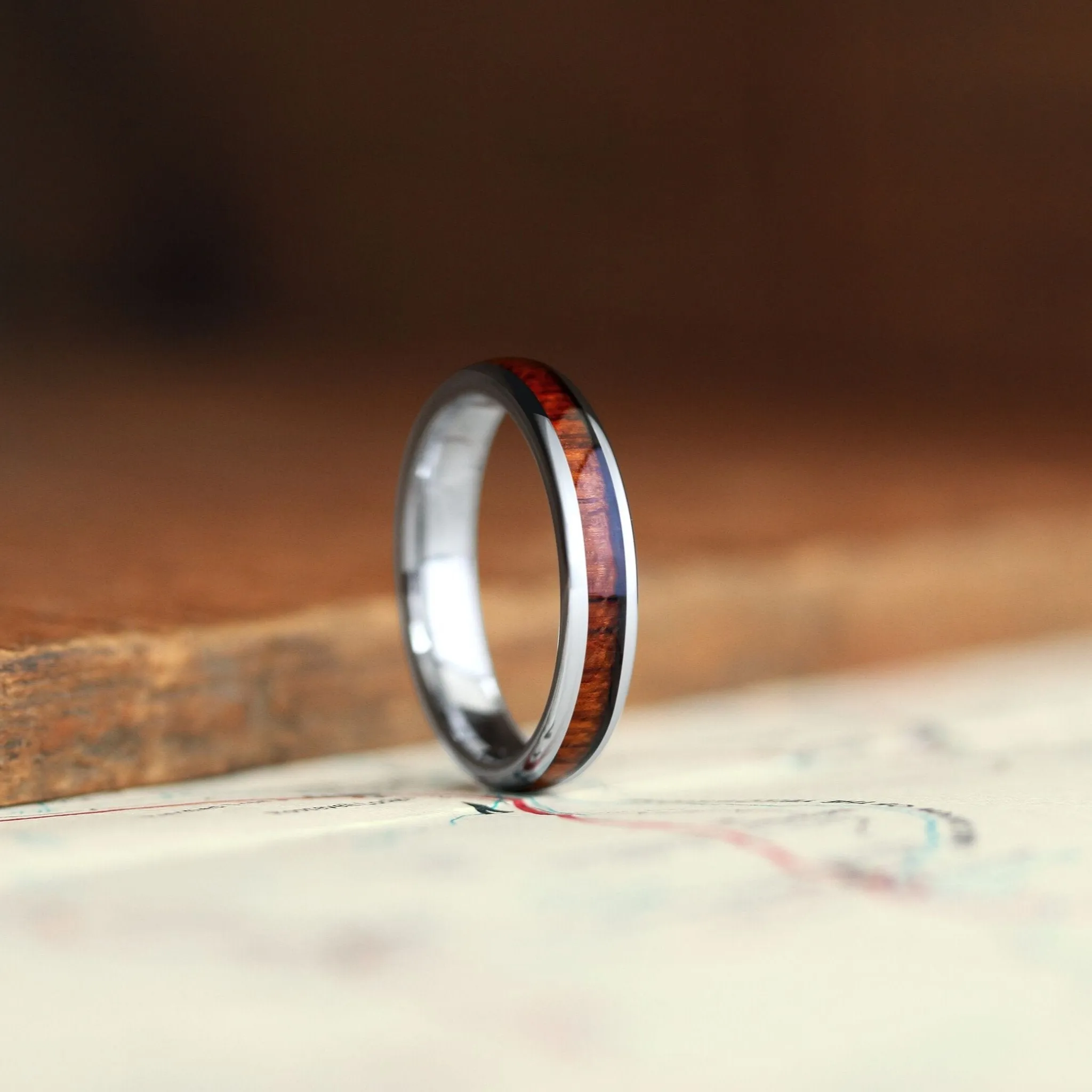 The Classic - The Original Wood Ring (4mm Width)