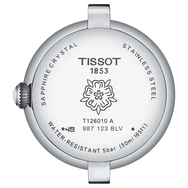 Tissot Bellissima Wristwatch, Blue Mother of Pearl Dial, 26mm (T1260101113300)