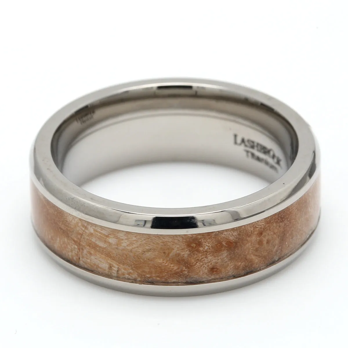 Titanium & Wood Wedding Band