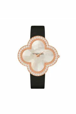 van cleef & arpels alhambra quartz 40mm women’s watch ref. vcaro30100