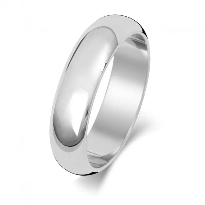 Wedding Band 18K D Shape 5mm-1.2 Wedding  Ring WQ105WL