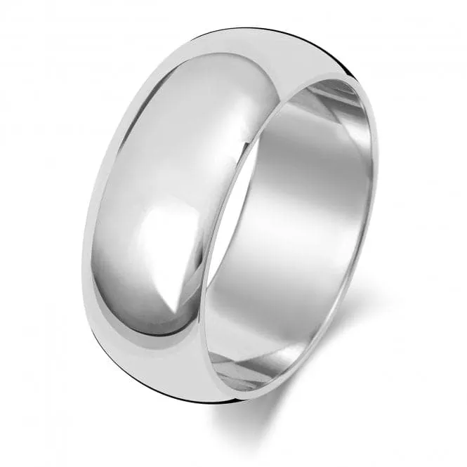 Wedding Band 18K D Shape 8mm-1.5 Wedding  Ring WQ108WM