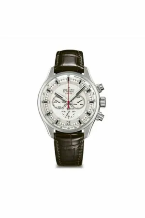 zenith el primero sport chronograph silver dial men's watch ref. 03.2280.400/01.c713